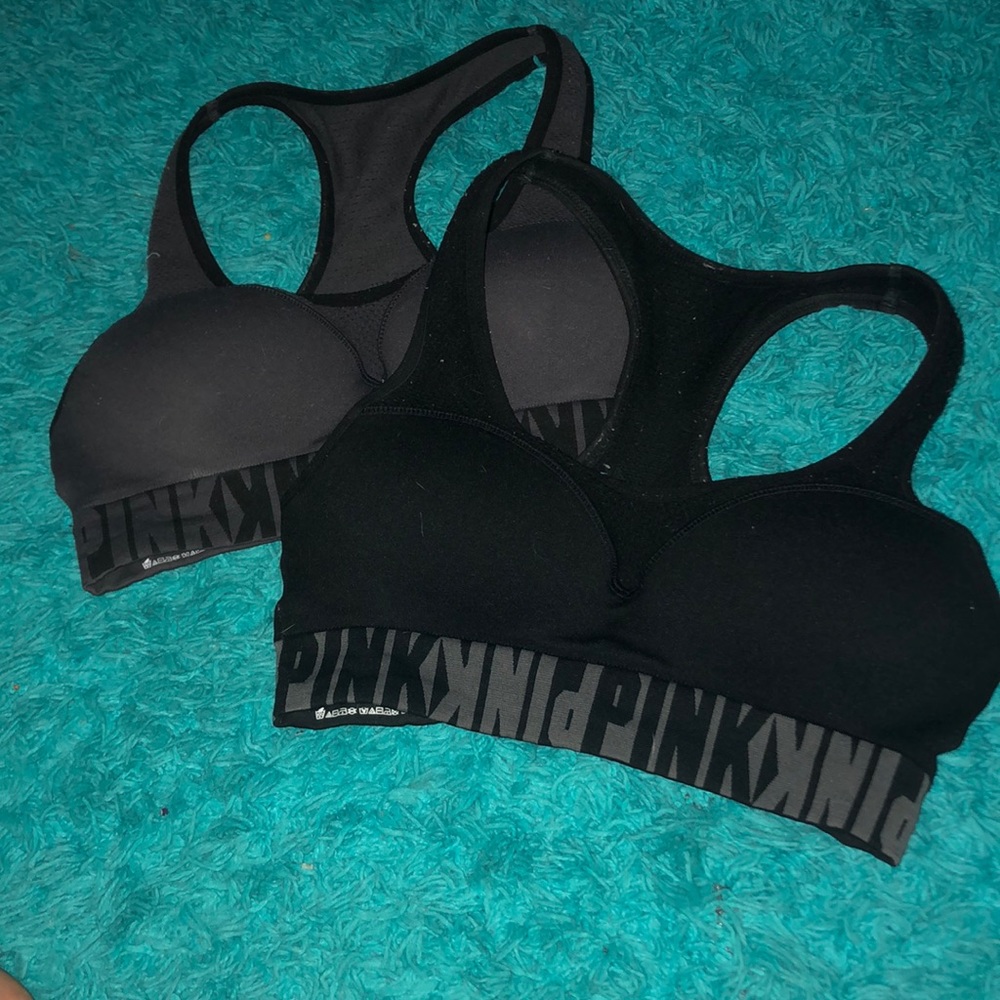 pink sports bras